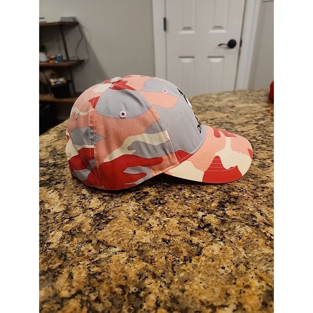 Womens DUCK DYNASTY‎ HAT Pink/Beige/Gray Camo Camouflage A&E TV Show Ladies Cap